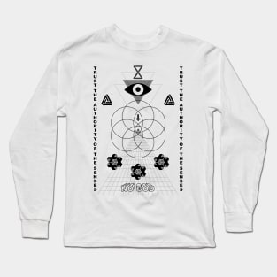 Authority Of The Senses on White Long Sleeve T-Shirt